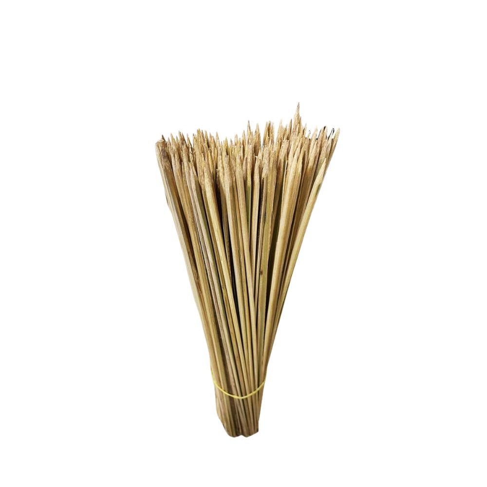 Espetos de Bambu Nacional 200un de 50cm X 5.5mm Nc Caieiras