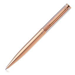 Caneta Esferográfica Crown Diamond Rose Gold Premium Luxo - 1