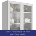 Ver imagem 5 de Cristaleira 4 Portas Clássico 70cm Unna Poliman Móveis