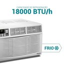 Ver imagem 5 de Ar Condicionado Janela Philco 18000 BTUS Frio 220V PAJ18FH Branco