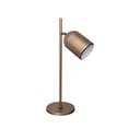 Ver imagem 1 de LUMINÁRIA DE MESA ANNY 1 LAMP E27 BRONZE MATE - 3106 LUM BZM