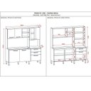 Ver imagem 3 de Armários de Cozinha 7 Portas 2 Gavetas Mega