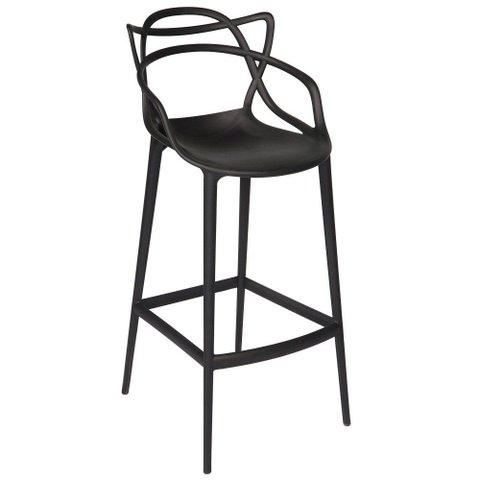 Banqueta Média Masters Allegra - 66 Cm - Preto