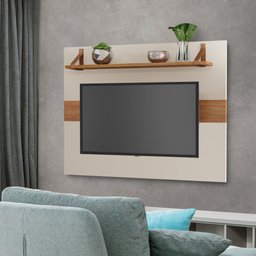 Painel Suspenso para Tv até 50 Polegadas:off White - 1