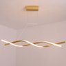Pendente Infinity Dourado 100cm LED 46W 3200K Bivolt PARIS LUZ - 1