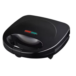 Grill e Sanduicheira 2 Sanduiches Elétrica Com Alça Gourmet Antiaderente Bak 110v - 2