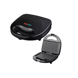 Grill e Sanduicheira 2 Sanduiches Elétrica Com Alça Gourmet Antiaderente Bak 110v - 1