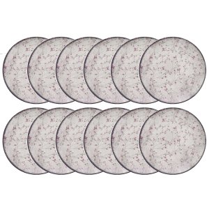 Prato Sobremesa de Porcelana Decorada Floralis 19cm 12un - Tramontina 96580/081