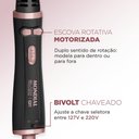 Ver imagem 5 de Escova Rotativa Mondial Black Rose Bivolt 1200w Preto Rosa Erb-01
