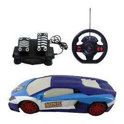 Carro Controle Remoto Sonic Master Piloto Recarregavel Candide - 1