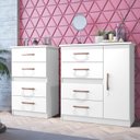 Ver imagem 1 de Cômoda 1 Porta 4 Gavetas Caribe 