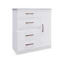 Ver imagem 2 de Cômoda 1 Porta 4 Gavetas Caribe 