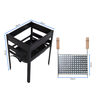 Churrasqueira Móvel Mini 38cm L X 45cm a X 29cm P com Grelha - 5