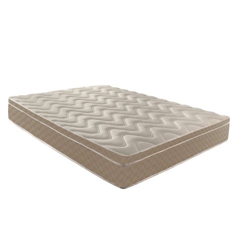 Colchão Queen Unique Anatômico D28 25x158x198cm Paropas By Ecosono Bege/Rustico
