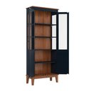 Ver imagem 2 de Cristaleira 2 Portas - Azul Petróleo