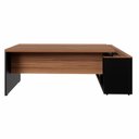 Ver imagem 4 de Mesa Dinâmica 1,50m C/ Armário e Cx de Tomadas Pés Painel F5