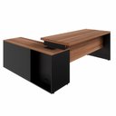 Ver imagem 5 de Mesa Dinâmica 1,50m C/ Armário e Cx de Tomadas Pés Painel F5