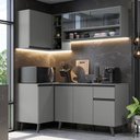 Ver imagem 1 de Armário de Cozinha Completa de Canto 265cm Nice Madesa