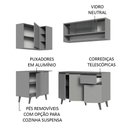 Ver imagem 5 de Armário de Cozinha Completa de Canto 265cm Nice Madesa