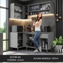 Ver imagem 7 de Armário de Cozinha Completa de Canto 265cm Nice Madesa