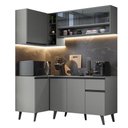 Ver imagem 3 de Armário de Cozinha Completa de Canto 265cm Nice Madesa