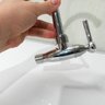 Torneira de Cozinha para Parede Cromada 1/2 Bica Móvel Prata - 7