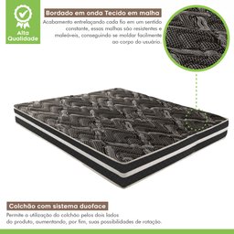 Colchão Queen Quality D33 Duoface 26x158x198cm  - 3