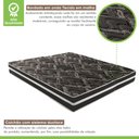 Ver imagem 3 de Colchão Queen Quality D33 Duoface 26x158x198cm Paropas By Ecosono Bege/Rustico