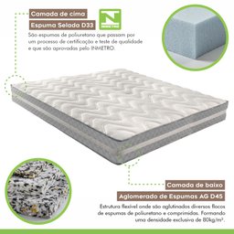 Colchão Queen Quality D33 Duoface 26x158x198cm  - 5