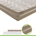 Ver imagem 6 de Colchão Queen Quality Plus Duoface 20x158x198cm Paropas By Ecosono Bege/Rustico