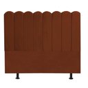 Ver imagem 2 de Cabeceira Estofada Alanis 160CM Queen Suede Terracota - D A DECOR