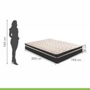 Ver imagem 6 de Colchão Super King Molas Extrapedic Íris 28x193x203cm Paropas by Ecosono