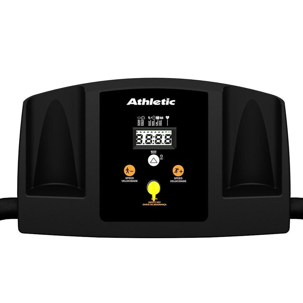 Esteira Elétrica Athletic Action 10km/h Bivolt Suporta 100kg - 2