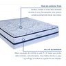 Colchão Super King Molas Ensacadas Mônaco 32x193x203cm Paropas by Ecosono - 11