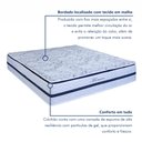 Ver imagem 7 de Colchão Super King Molas Ensacadas Mônaco 32x193x203cm Paropas by Ecosono