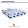 Colchão Super King Molas Ensacadas Mônaco 32x193x203cm Paropas by Ecosono - 4