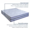 Ver imagem 6 de Colchão Super King Molas Ensacadas Samambaia 30x193x203cm Paropas By Ecosono Cinza/Rustico Prata