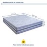 Colchão Super King Molas Ensacadas Samambaia 30x193x203cm Paropas by Ecosono - 4