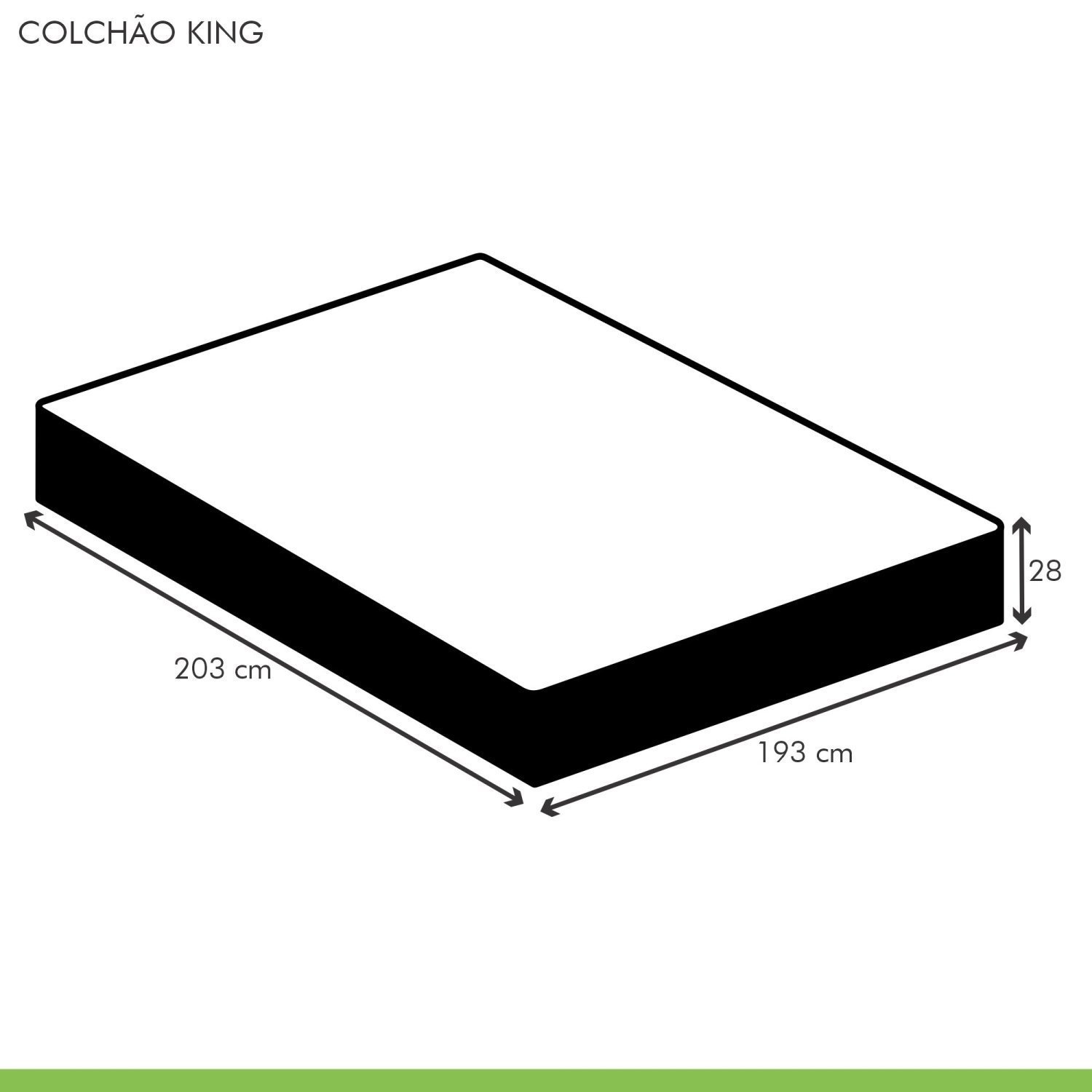 Colchão Super King Molas Ensacadas Júlia 28x193x203cm  - 5