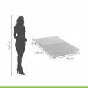 Ver imagem 6 de Colchão Berço Unique D18 Duoface Manta Antirefluxo 10x60x130cm Paropas by Ecosono