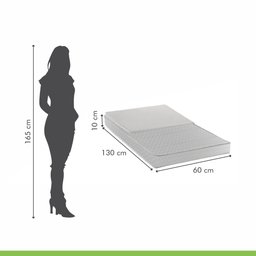 Colchão Berço Unique D18 Duoface Manta Antirefluxo 10x60x130cm - 6