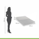 Ver imagem 6 de Colchão Berço Unique D18 Duoface Manta Antirefluxo 10x60x130cm Paropas By Ecosono Branco/Multiflex