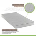 Ver imagem 3 de Colchão Berço Unique D18 Duoface Manta Antirefluxo 10x60x130cm Paropas By Ecosono Branco/Multiflex