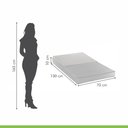 Ver imagem 6 de Colchão Berço Unique D18 Duoface Manta Antirefluxo 10x70x130cm Paropas By Ecosono Branco/Multiflex