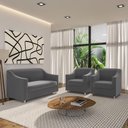 Ver imagem 2 de Namoradeira Sofá 2 Lugares Clinica Recepção Sala de Espera Cinza-escuro