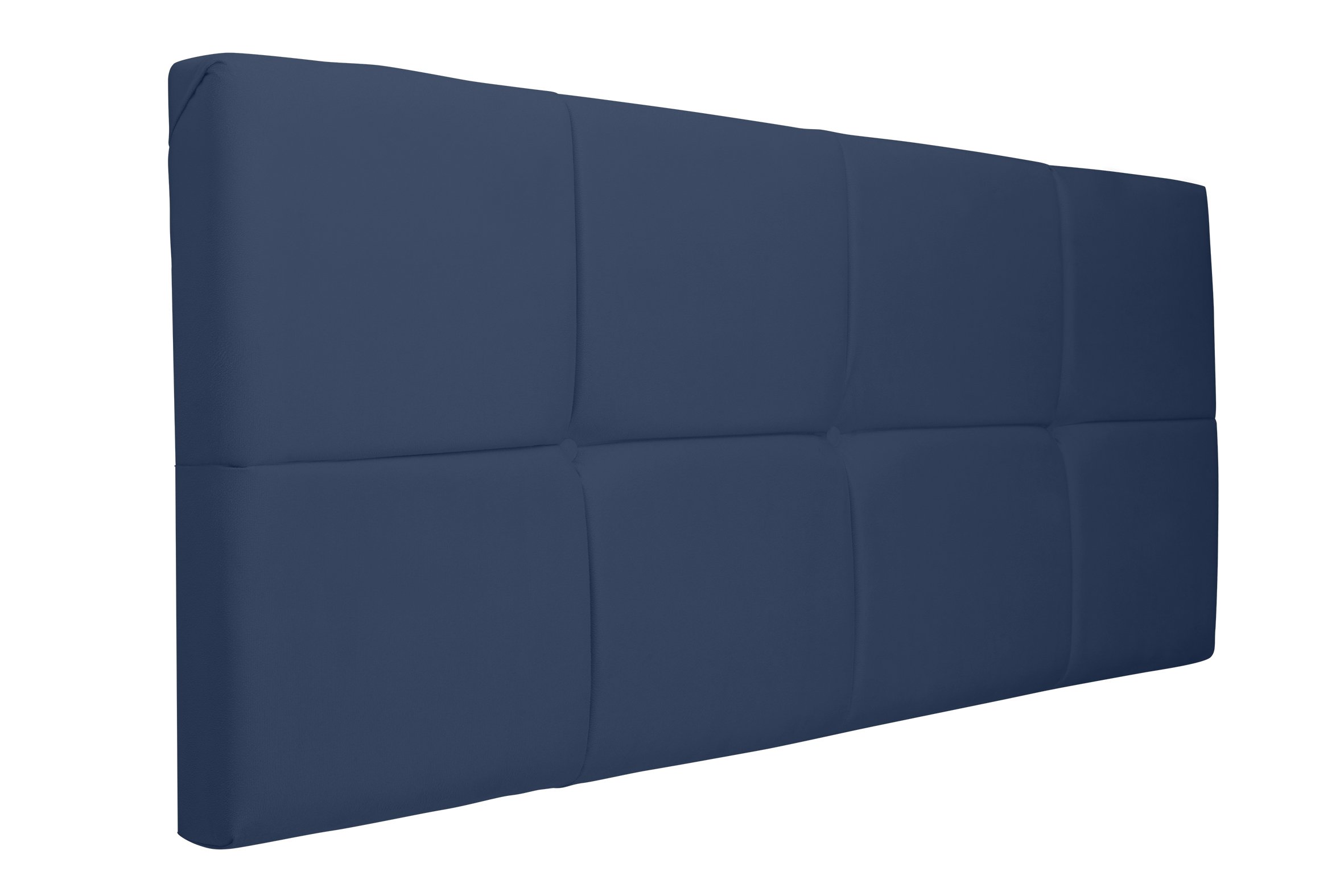 Painel Cabeceira Casal 1,40cm Suede Azul Marinho SMF DECOR - 1