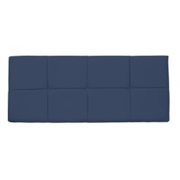 Painel Cabeceira Casal 1,40cm Suede Azul Marinho SMF DECOR - 2