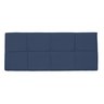 Painel Cabeceira Casal 1,40cm Suede Azul Marinho SMF DECOR - 2