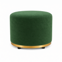 Ver imagem 4 de Kit 2 Puff Infantil Premium - Banquinho Redondo Estofado para Quarto, Sala Pés Anti-Umidade Verde