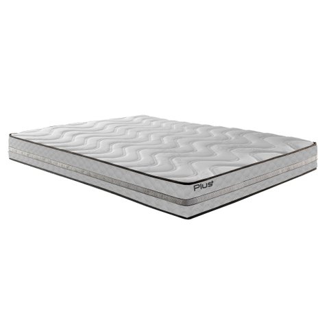 Colchão Casal Unique D33 Plus Duoface 14x138x188cm Paropas By Ecosono Branco/Rustico/Clean